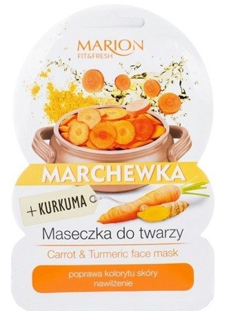 MARION FIT&FRESH maseczka marchewka+kurkuma 9G