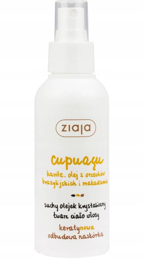 Ziaja Cupuacu Suchy olejek krystaliczny do twarzy, ciała i włosów 100 ml